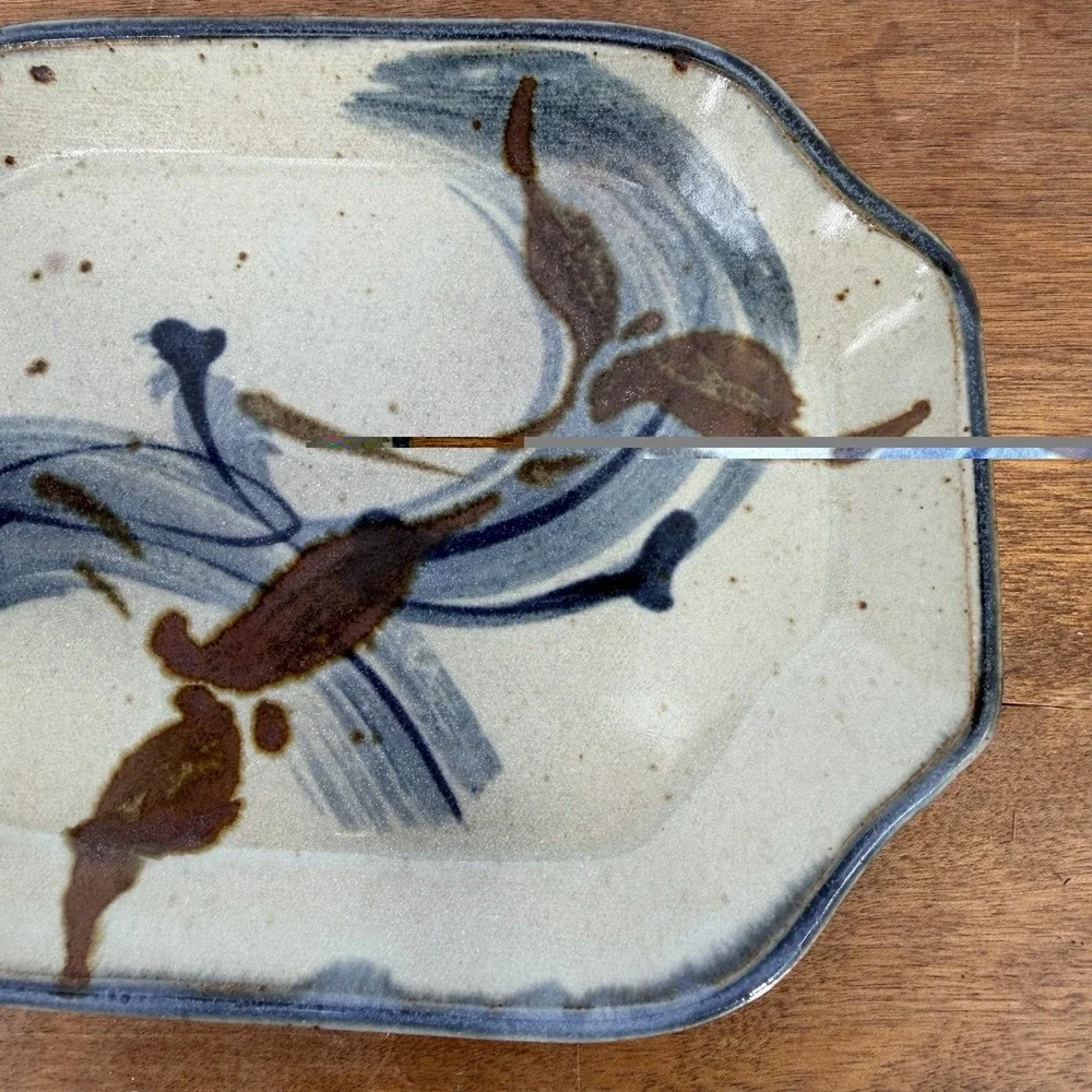 VTG 80s Robin Cage Signed Art Pottery‎ 8